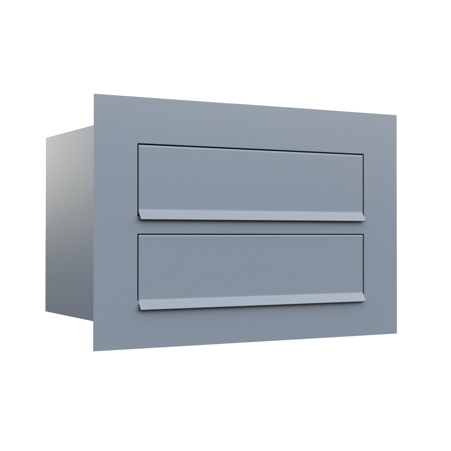 Wbudowana skrzynka pocztowa Como for Two w kolorze szary metalik
