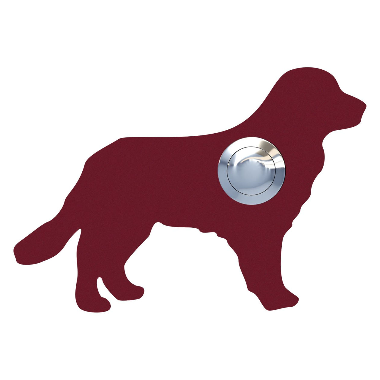 Przycisk dzwonkowy Pies "Balu" czerwony