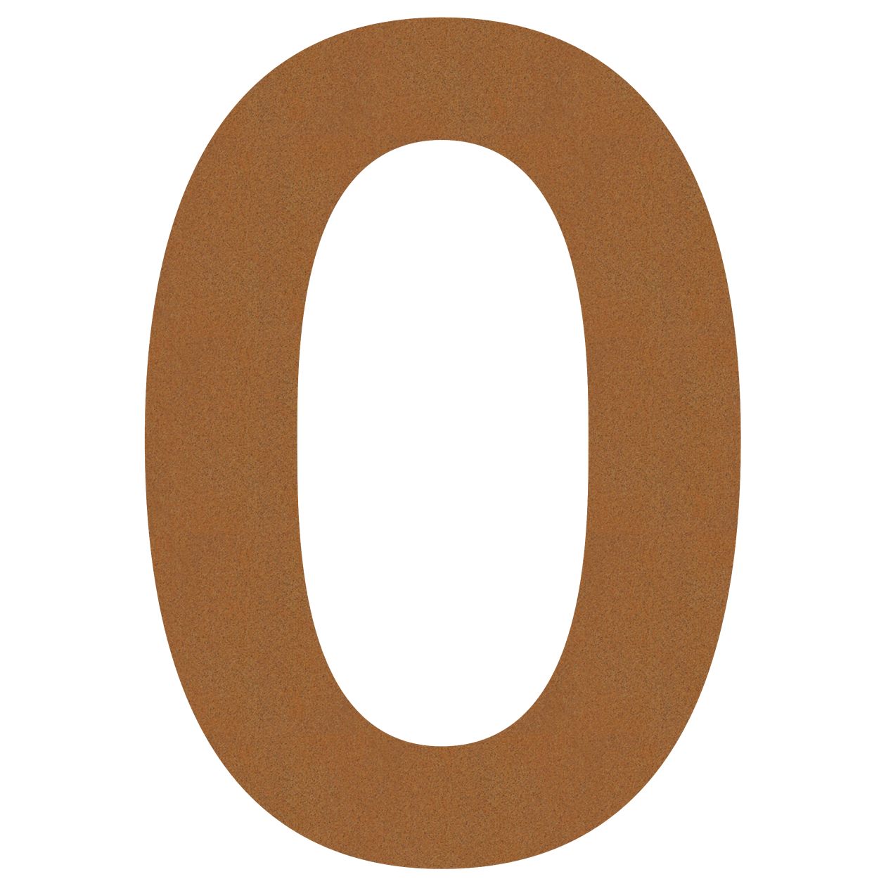 Numer na dom "0" rdza