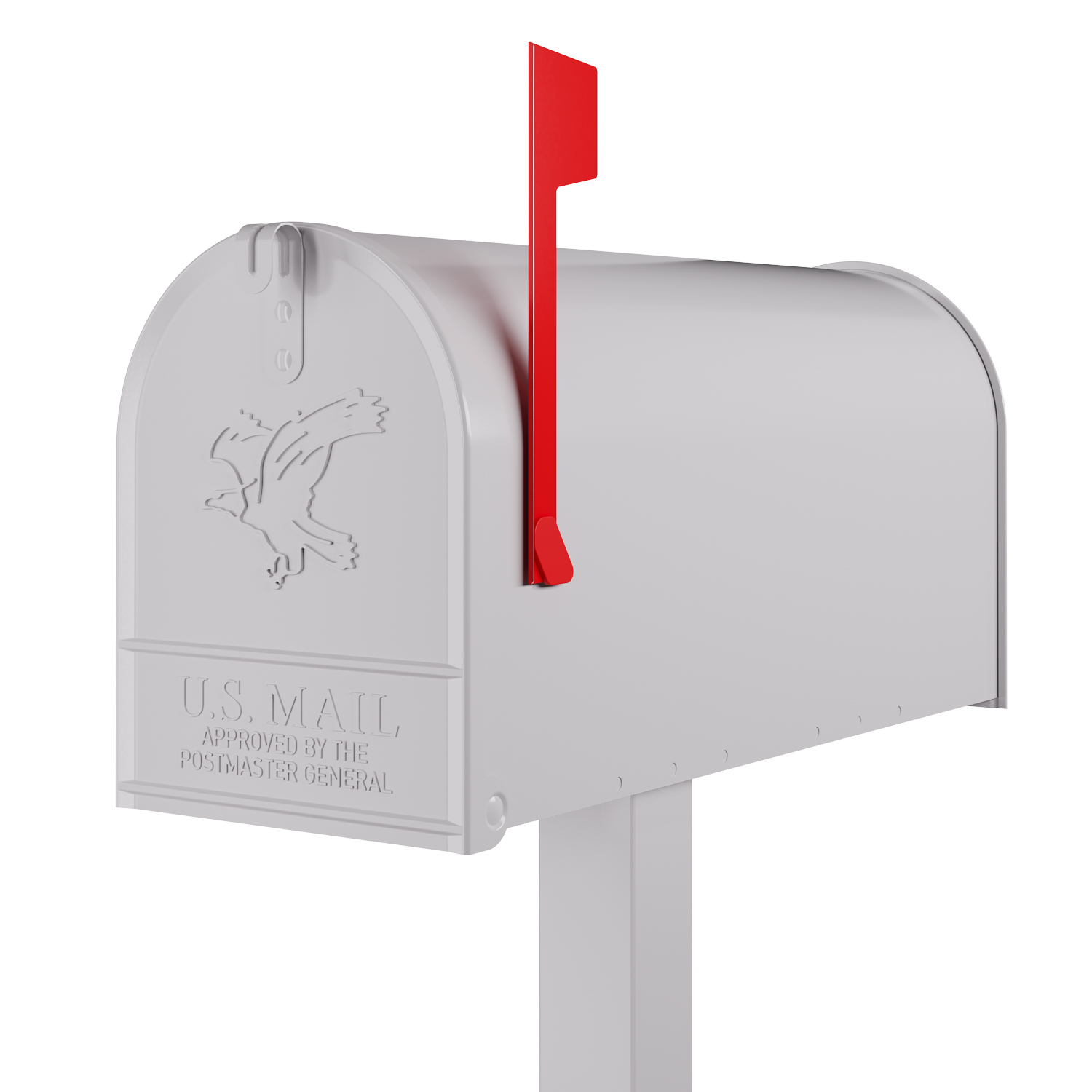 wolnostojaca skrzynka na listy Big US Mailbox biała