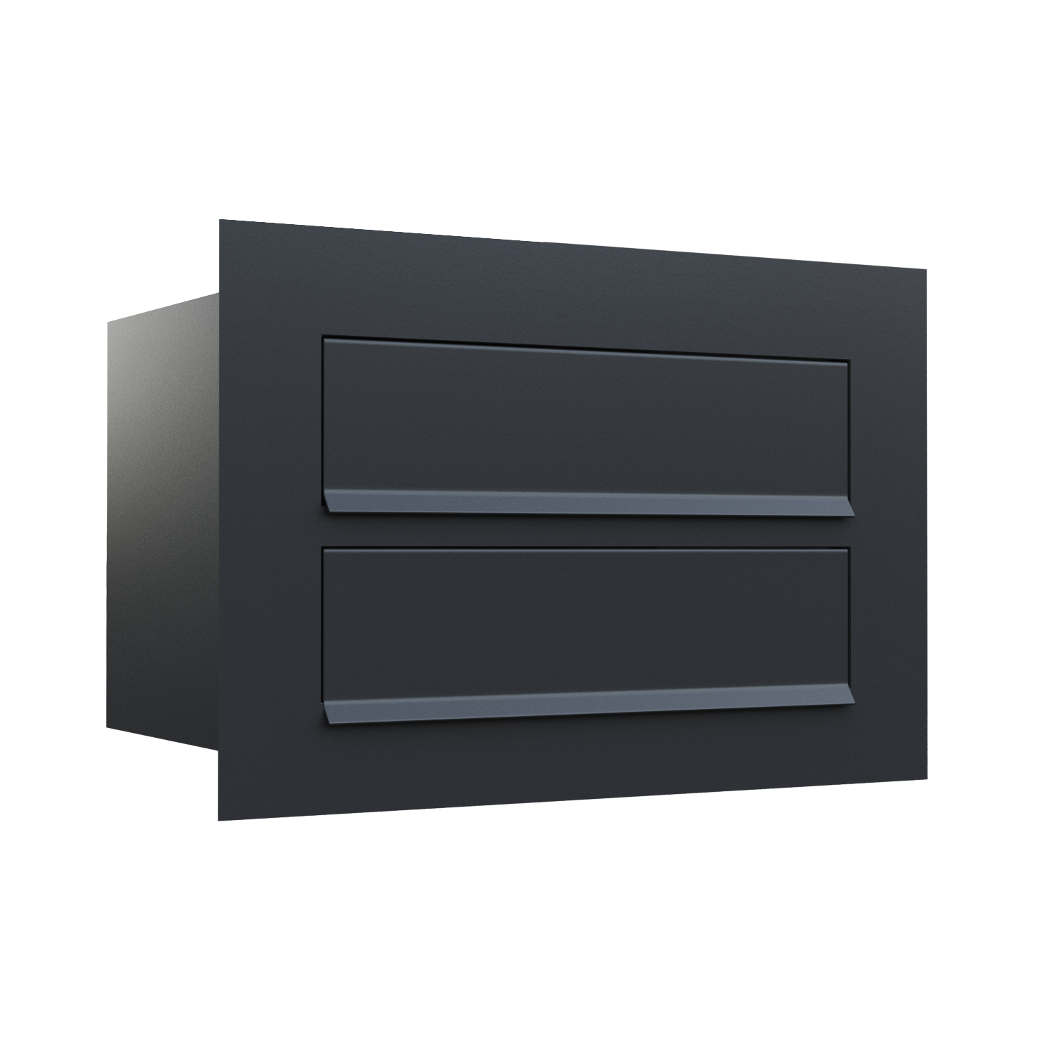 Wbudowana skrzynka pocztowa Como for Two w kolorze czarny