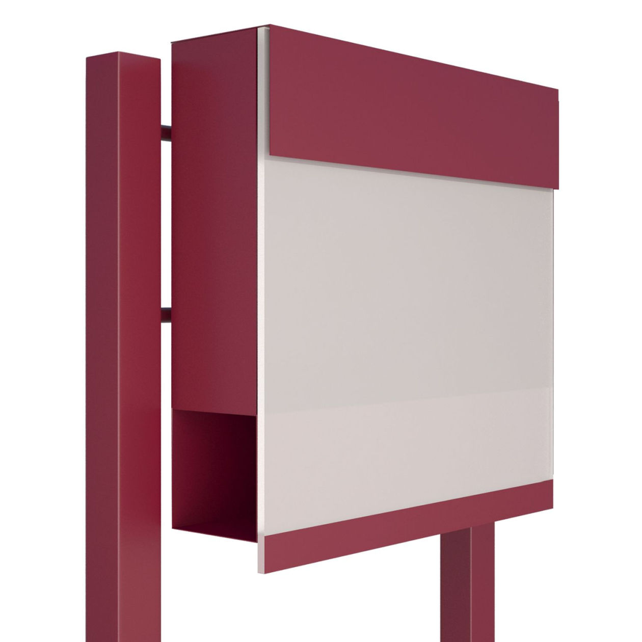Briefkasten Design Standbriefkasten Rot