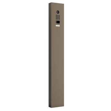 Domofon ze stojakiem Smart Doorbird D1101V w kolorze beżowo-szarym