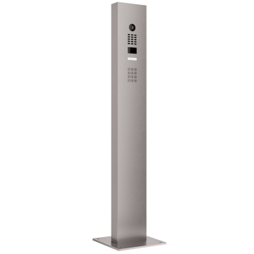 Domofon ze stojakiem + płytą bazową Smart Doorbird D1101KV z modułem klawiatury o wyglądzie stali nierdzewnej