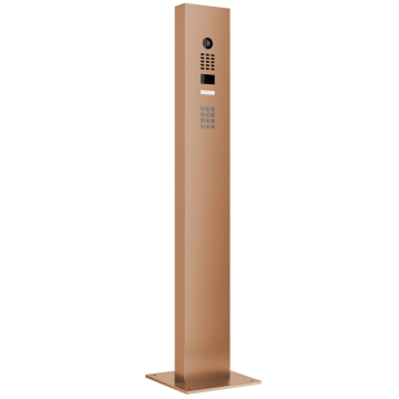 Domofon ze stojakiem + płytą bazową Smart Doorbird D1101KV z modułem klawiatury w kolorze brązowym
