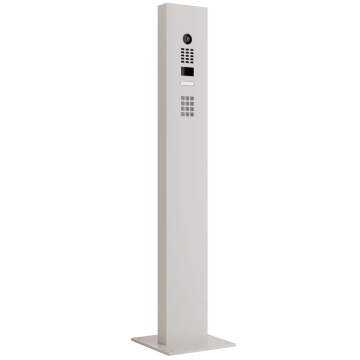 Domofon ze stojakiem + podstawa Smart Doorbird D1101KV z modułem klawiatury w kolorze białym