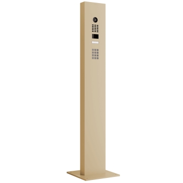 Domofon ze stojakiem + podstawa Smart Doorbird D1101KV z modułem klawiatury w kolorze beżowym