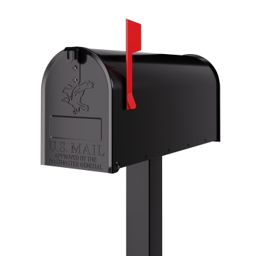 wolnostojaca skrzynka na listy US Mailbox czarna