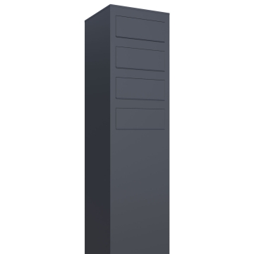wolnostojaca skrzynka na listy Monolith for four antracytowa