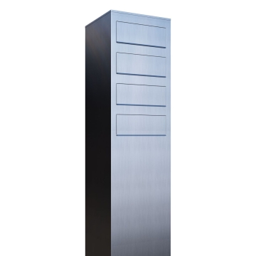 wolnostojaca skrzynka na listy Monolith for four stal szlachetna