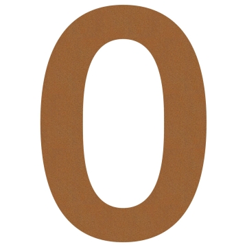 Numer na dom "0" rdza