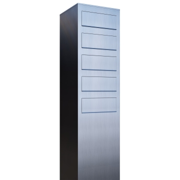 wolnostojaca skrzynka na listy Monolith for Five stal szlachetna