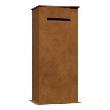Skrzynka wolnostojaca Knox stal corten