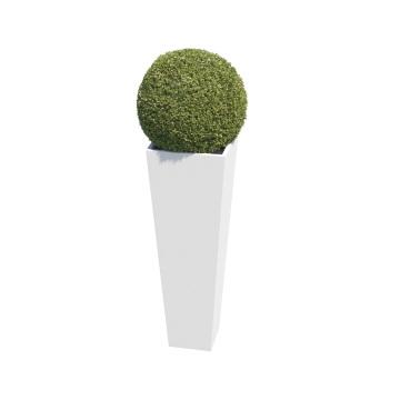 Donica Skinny Vase Medium biała