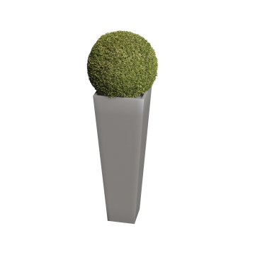 Donica Skinny Vase Medium szary metaliczny