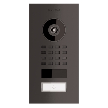 Domofon podtynkowy Smart-IN Doorbird D1101V grafit czarny