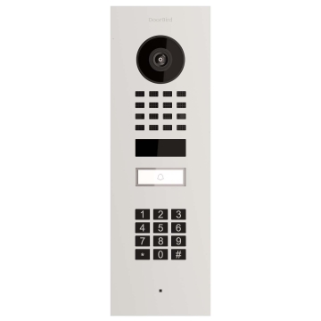 Domofon podtynkowy Smart-IN Doorbird D1101KV z modułem klawiatury w kolorze białym