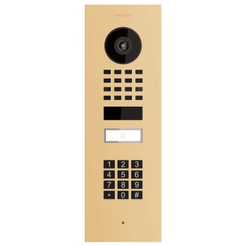 Domofon podtynkowy Smart-IN Doorbird D1101KV z modułem klawiatury w kolorze beżowym