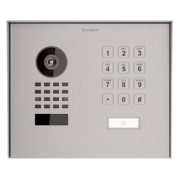 Domofon natynkowy Smart-ON WideScope Doorbird D1101KH z modułem klawiatury ze stali nierdzewnej
