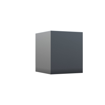 Kinkiet „Cube Quarto” w kolorze antracytowym