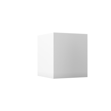 Kinkiet „Cube Quarto” w kolorze białym
