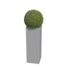 Donica Skinny Pillar Medium szary metaliczny