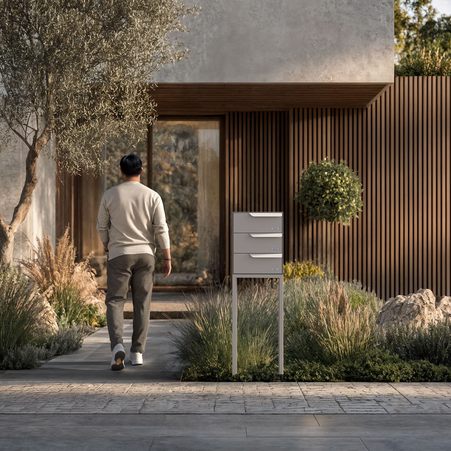 Trendy kolorystyczne 2025: skrzynki na listy w kolorach RAL dopasowanych do drzwi wejściowych